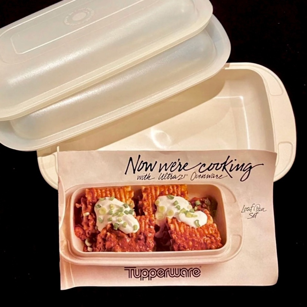 Tupperware Loaf Pan Set & 80’s Order Form
